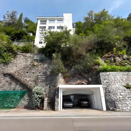 On The 2br With Garage In Porto Ronco - Happy Apartment Ronco sopra Ascona