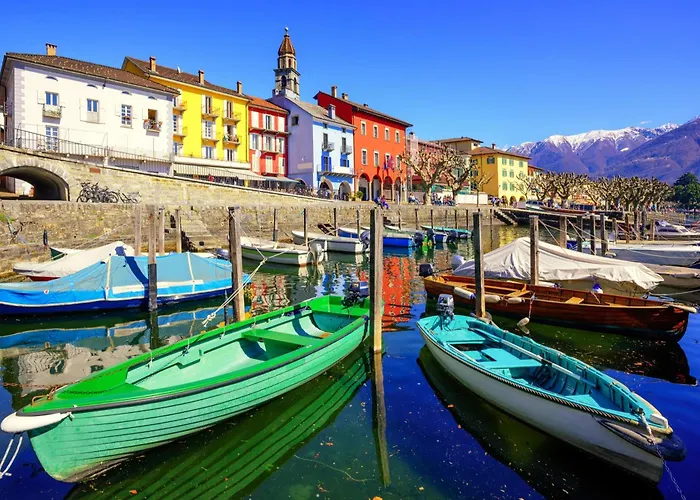 Lake View 2 Bedroom In Porto Ronco - Happy Rentals * Ronco sopra Ascona